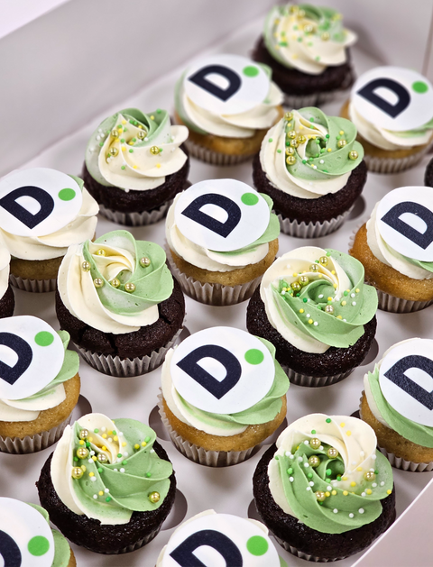 Cupcakes med logo