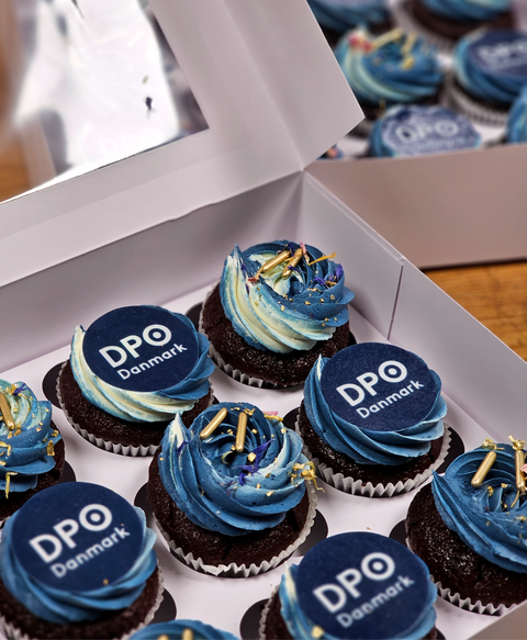 Cupcakes med logo