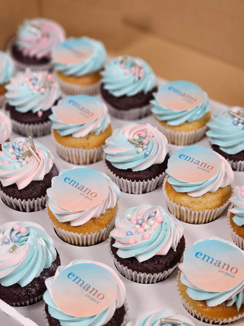 Cupcakes med logo