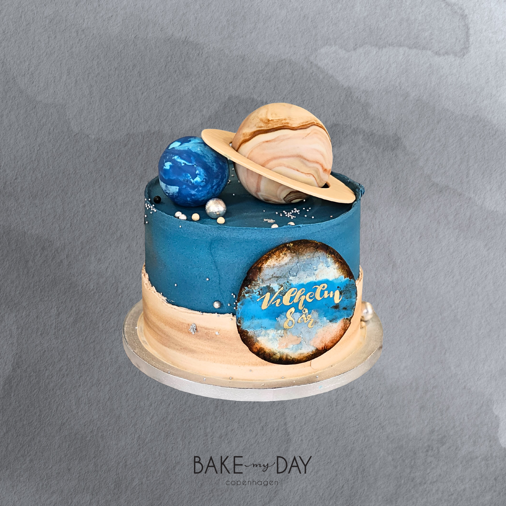 Outer Space Theme Cake