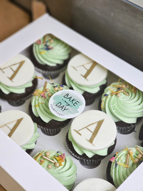 Cupcakes med Initialer