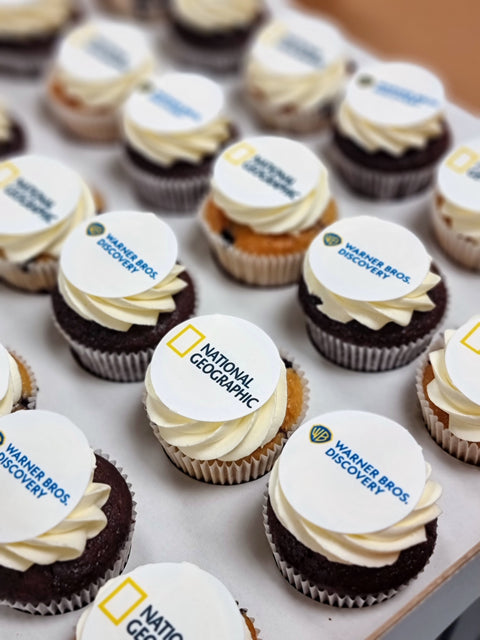 Cupcakes med logo
