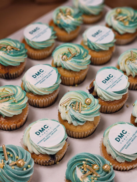 Cupcakes med logo