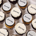 Mini cupcakes med logo
