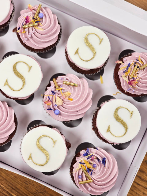 Cupcakes med Initialer