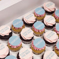 Mini cupcakes med logo