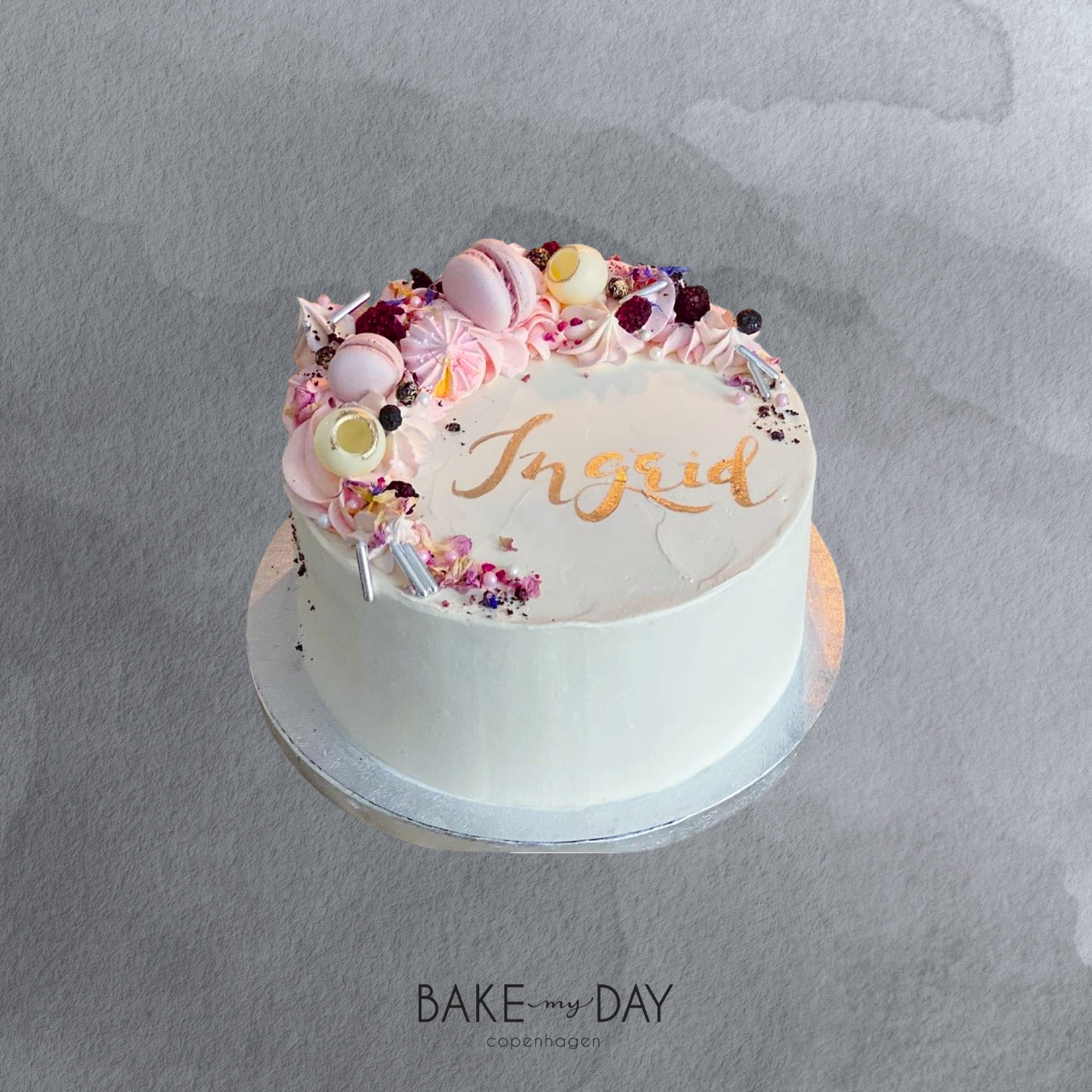 Rustic celebration cake