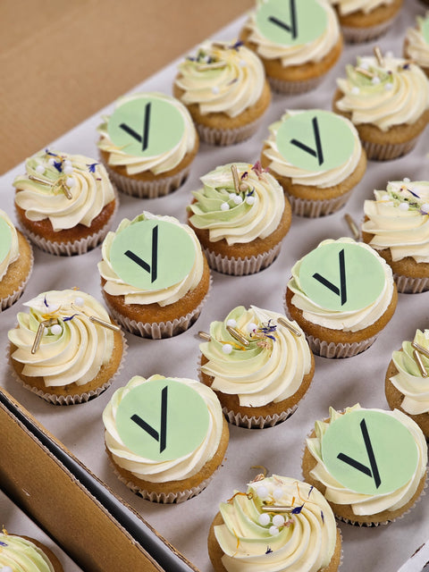 Cupcakes med logo