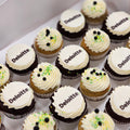 Mini cupcakes med logo