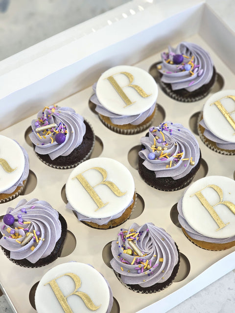 Cupcakes med Initialer