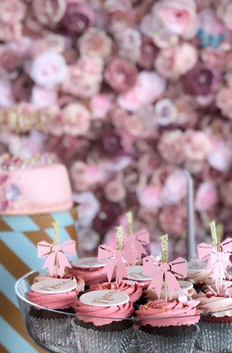 Cupcakes med navneskilte