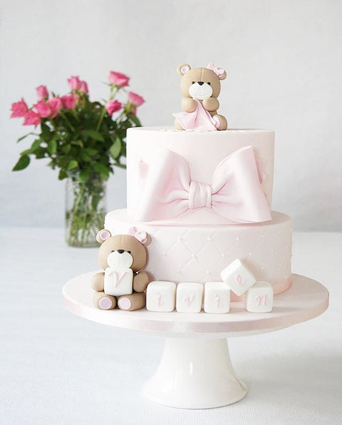 Bamser og Sløjfe-dåbskage