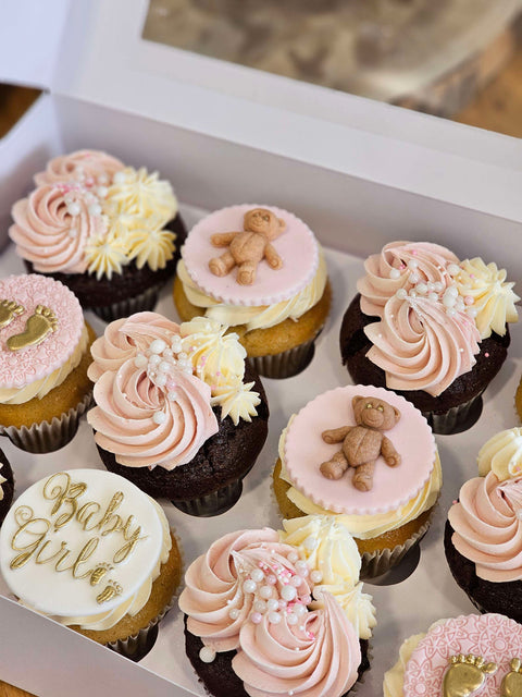 Babyshower cupcakes
