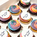 Pride cupcakes med logo