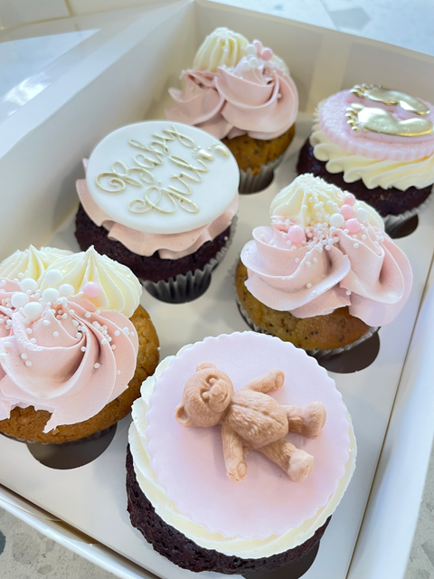 Babyshower cupcakes